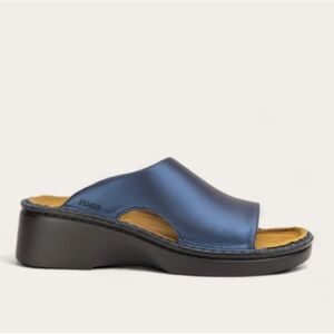 Naot Blue Leather Sandals Suze 39 / US 8-8.5